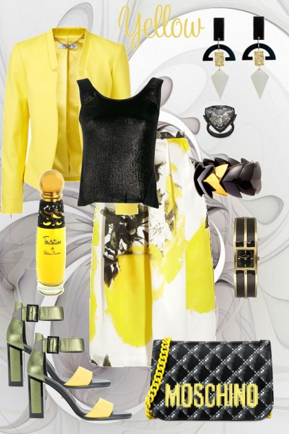 Vibrant Yellow- Combinazione di moda