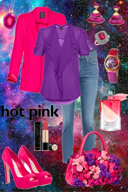 Pink & Purple- Modna kombinacija