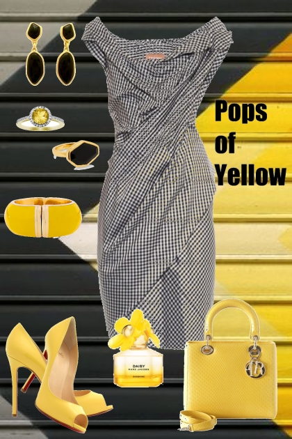 Pops of Yellow- Modekombination