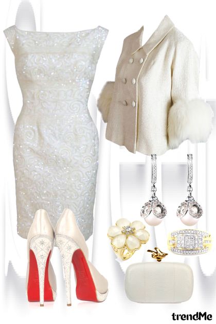 Glamour White- Combinazione di moda