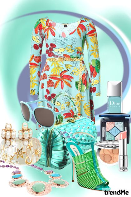 By Tropical Dress- Fashion set