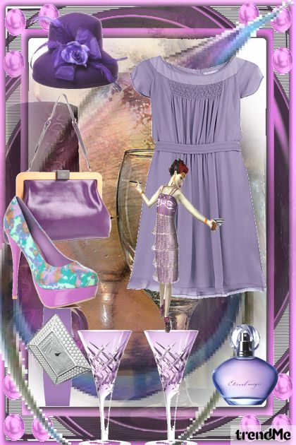Vintage Purple- Combinazione di moda