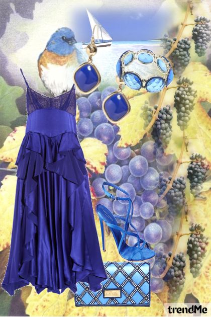 Dress Blue- Fashion set