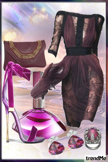 Dresses Purple- Modna kombinacija