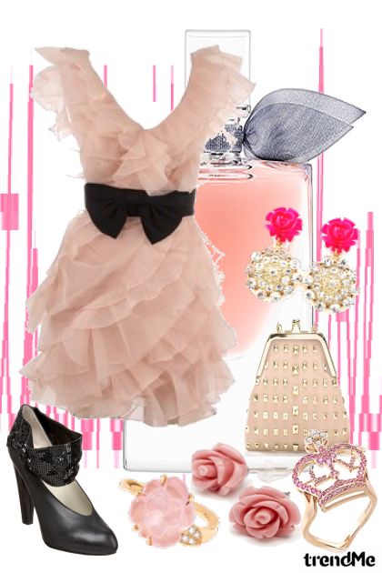 For friends who love this color and the ruffles- Fashion set