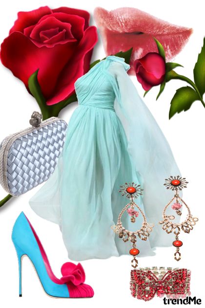 Red Roses for a Blue Lady- Fashion set
