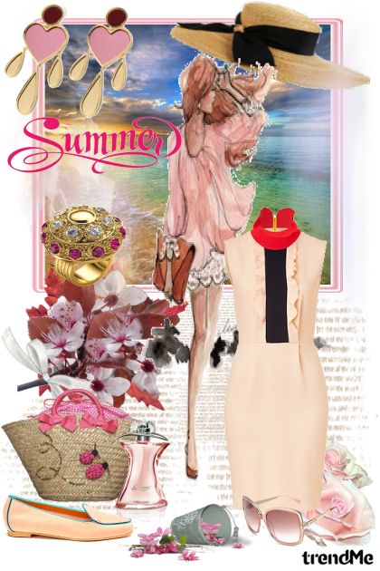 Summer Retro Rose- Fashion set