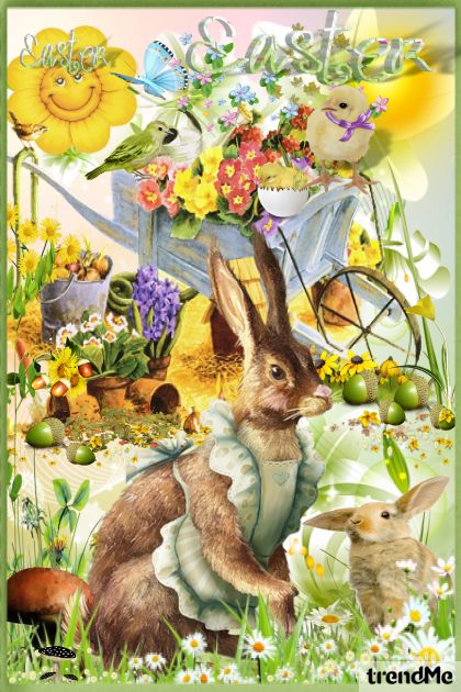 Mommy Bunny is Preparing for Easter!  19/03/2014- Modna kombinacija