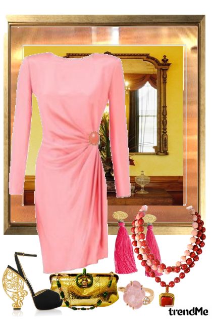 Lady Pink- combinação de moda