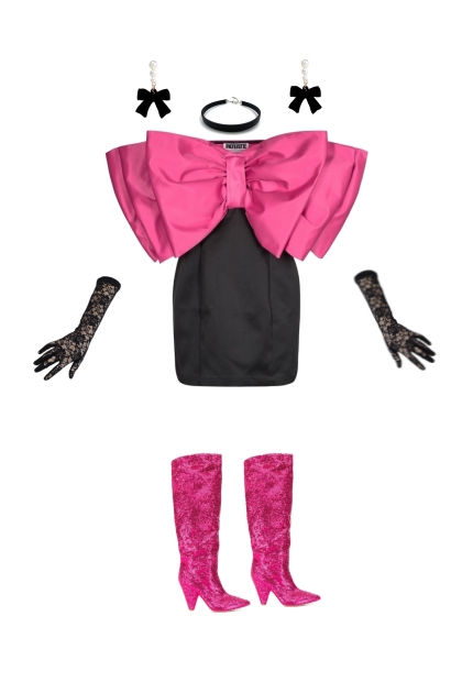 Pretty pink, mature, new years party- Fashion set
