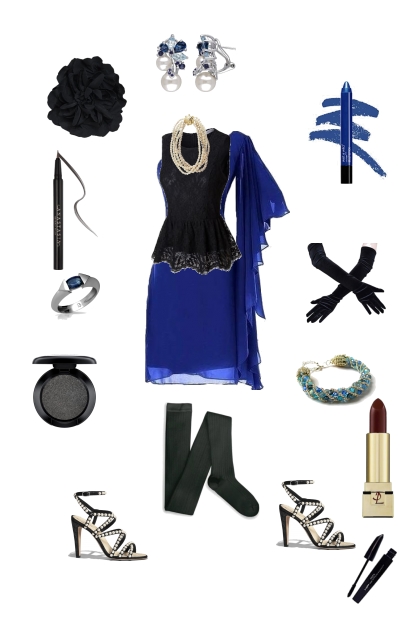 Melancholy, Royal Blue, Church- Combinazione di moda