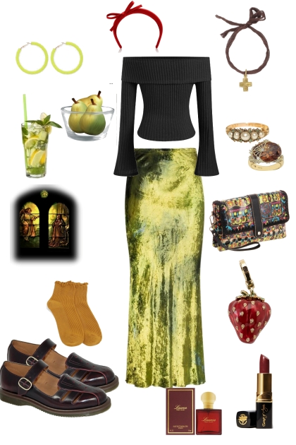 weekend,neon,church- Fashion set