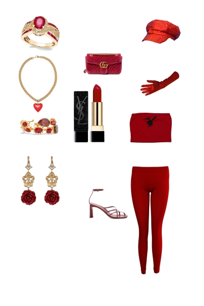 red day- Fashion set