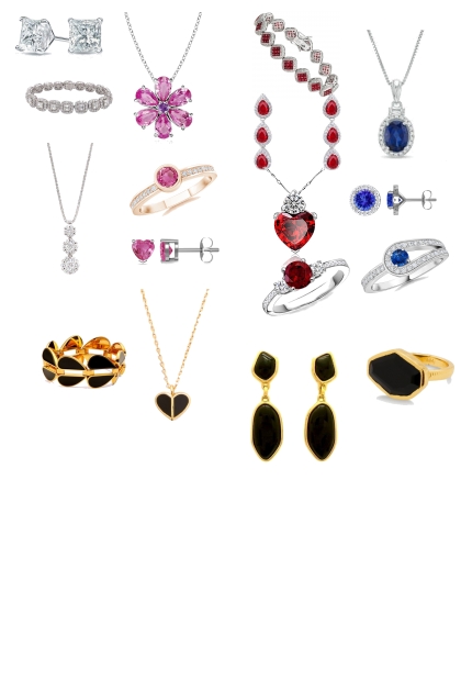 cute jewelry ideas- combinação de moda