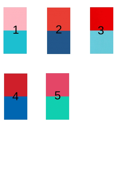 1,2,3,4 or 5- Modekombination