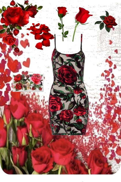 roses- combinação de moda