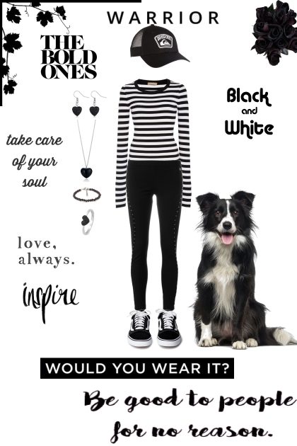 black and white- Combinaciónde moda