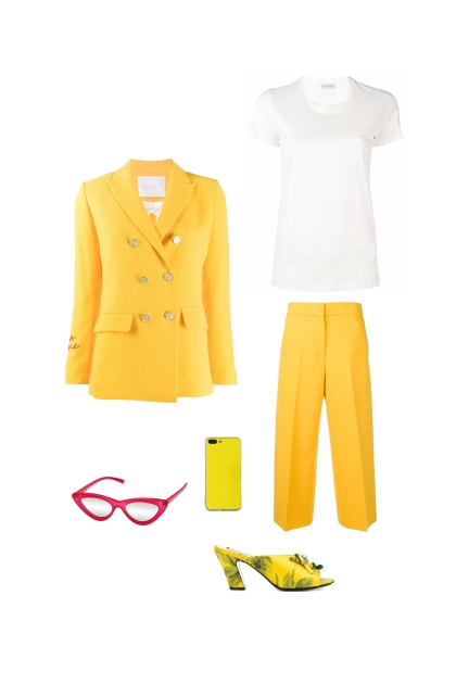 amarillo- combinação de moda