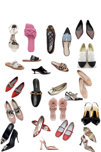 Shoes- combinação de moda