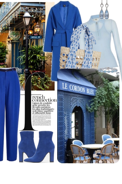 French Blue - combinação de moda