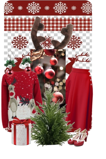 Red nose reindeer - Fashion set