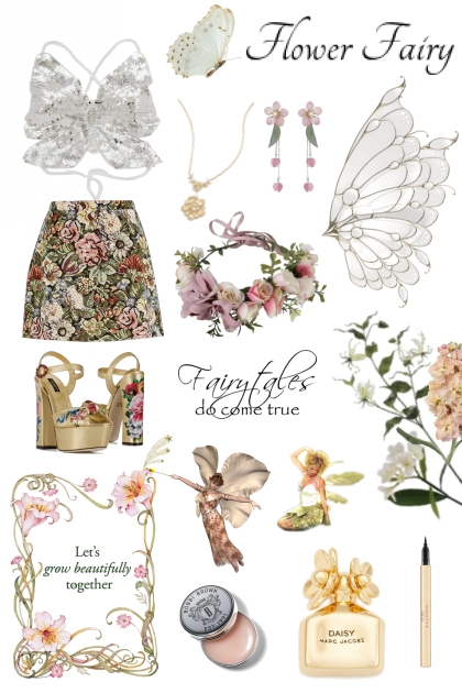 Flower Fairy- combinação de moda