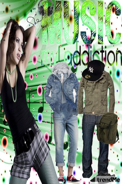 music and fashion- Modna kombinacija