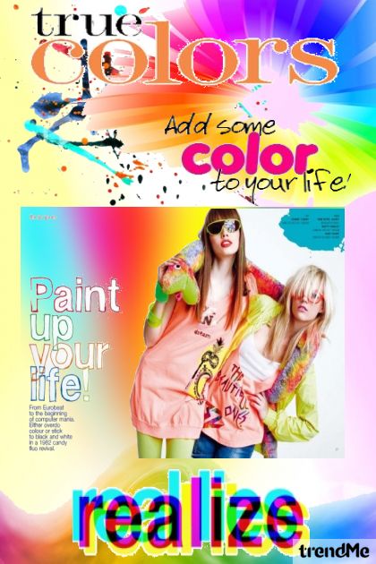 LIFE IN COLORS- Fashion set