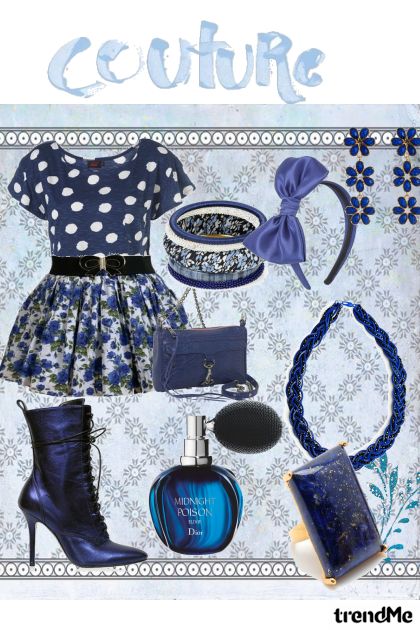 BLUE COUTURE- Fashion set