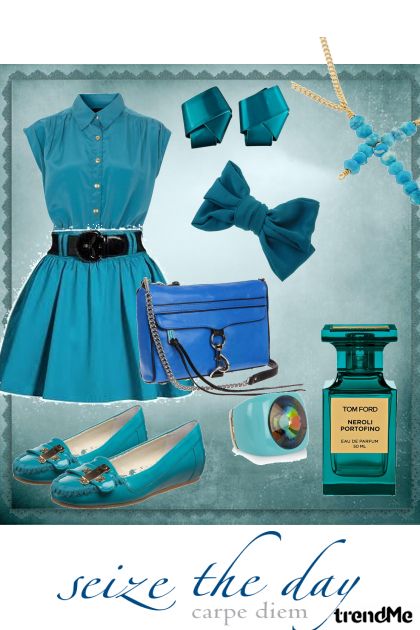 SEIZE THE BLUE DAY- Combinazione di moda