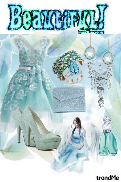 BEAUTIFUL BLUE- combinação de moda