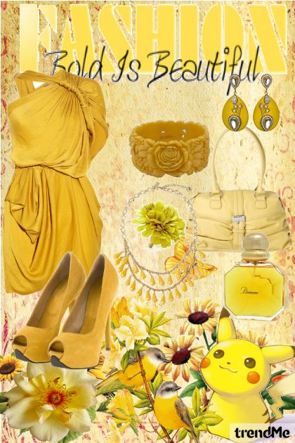 Yellow Bold is Beautiful- Fashion set