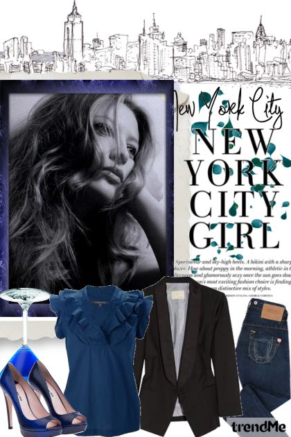 New York City Blues- Combinaciónde moda