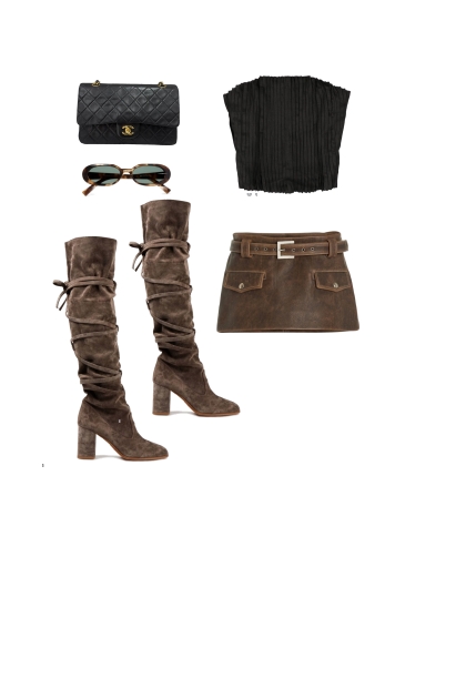 brown and black- Fashion set