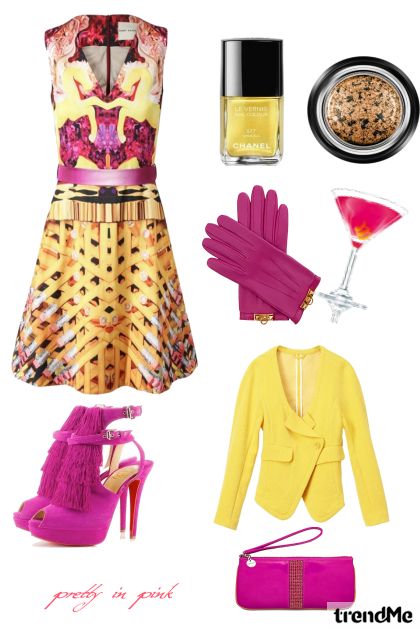 yellow/pink- Модное сочетание