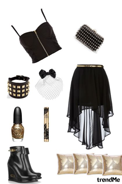 black&gold- Fashion set