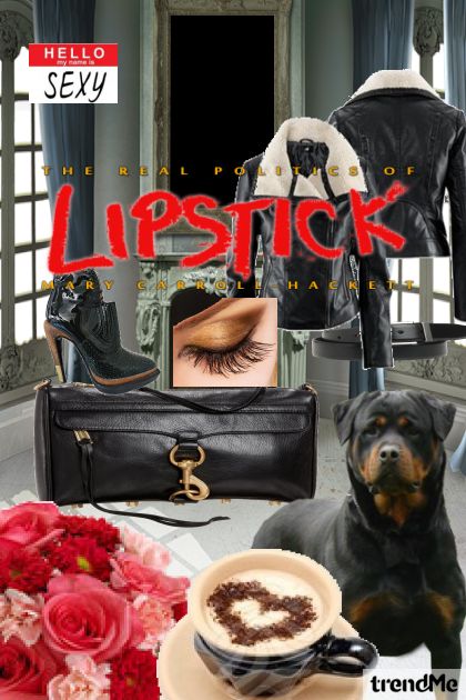 Lipstick in black