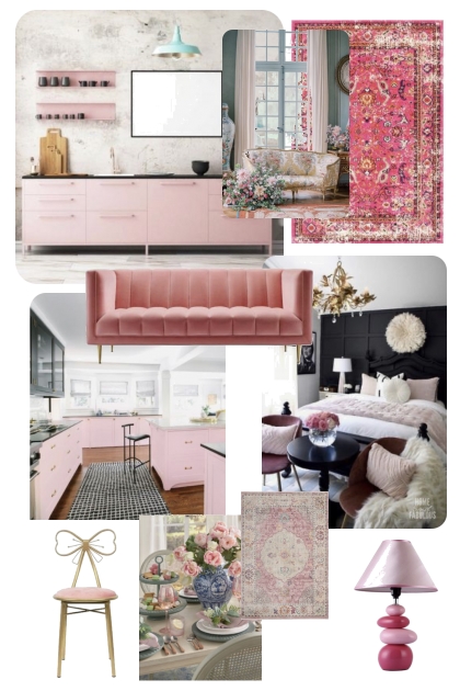 pink- Combinazione di moda