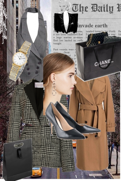 New York graphic- Fashion set