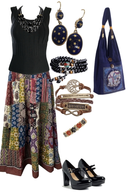 Hippie going to a star-fest - Fashion set