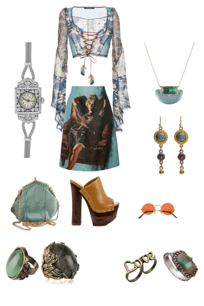 vintage chic- Fashion set