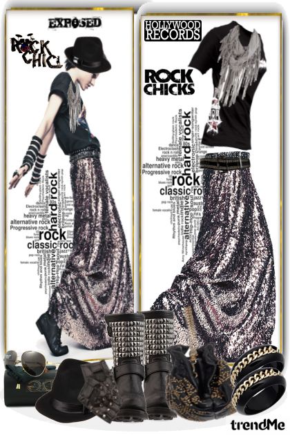 It Rock Chic by Girlzinha Mml- Combinazione di moda