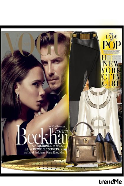 Victoria Beckham lady pop in  NYC- コーディネート