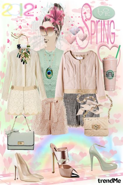 Spring&Love- combinação de moda