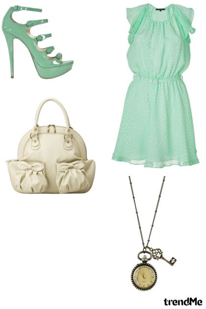 verde y blanco- Fashion set