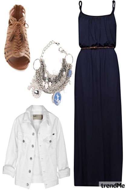 azul y maron- Модное сочетание