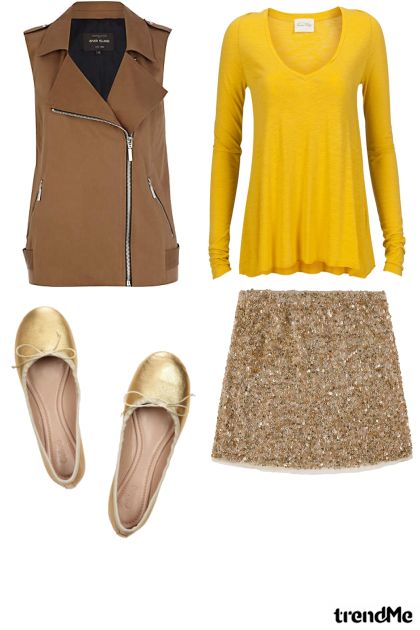 dorado y amarilllo- Combinaciónde moda