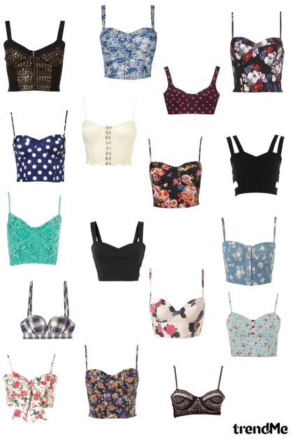 Bra Tops!!- Fashion set