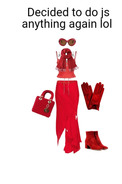 Red - Combinazione di moda