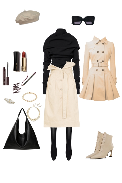 Chic black/tan- Fashion set